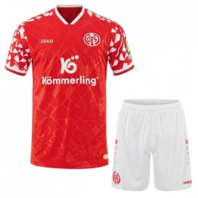 Fotbalový Komplet FSV Mainz 05 Dětské Domácí 2025-26 Krátký Rukáv (+ trenýrky)